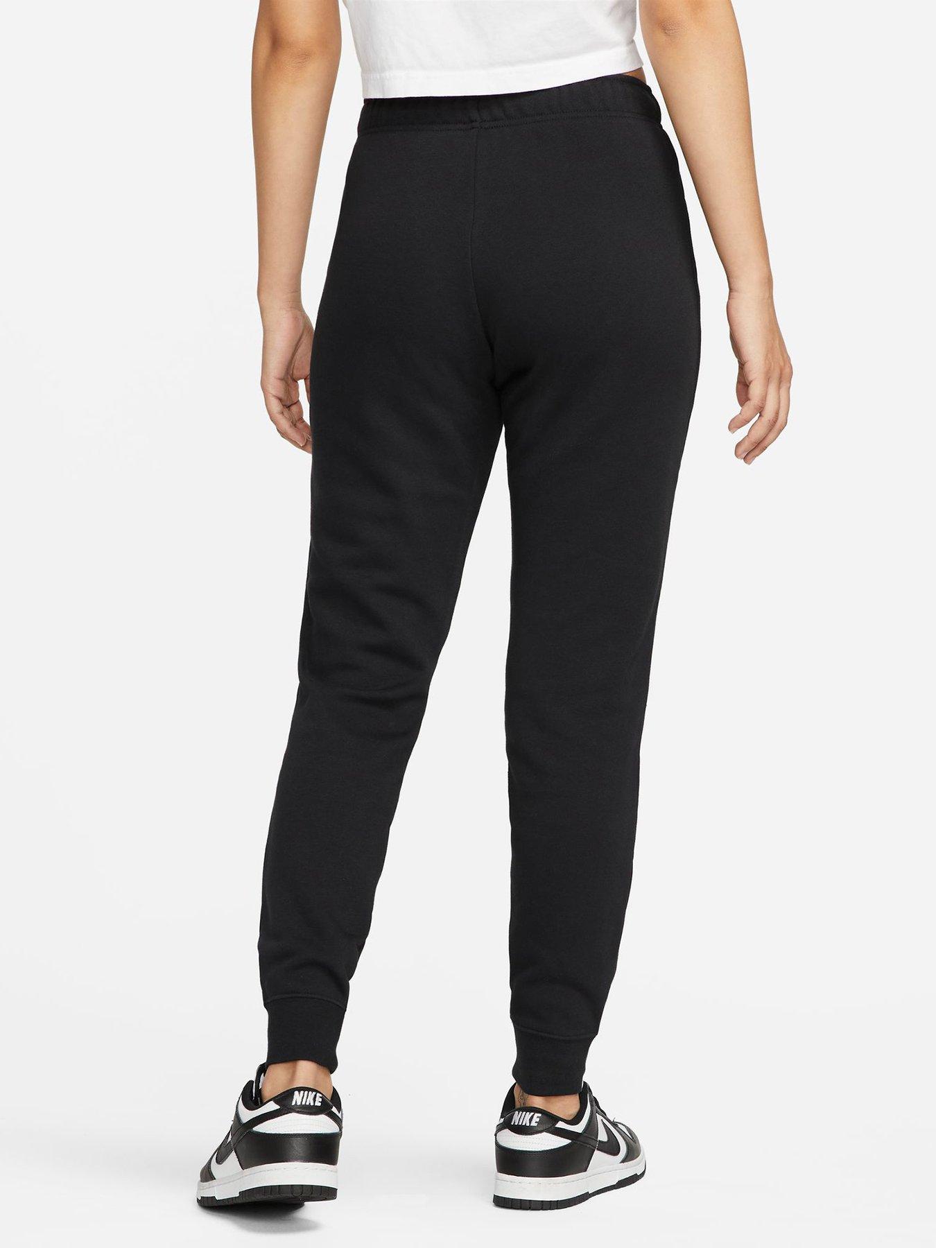 NSW Club Fleece Mid Rise Tight Joggers Black White