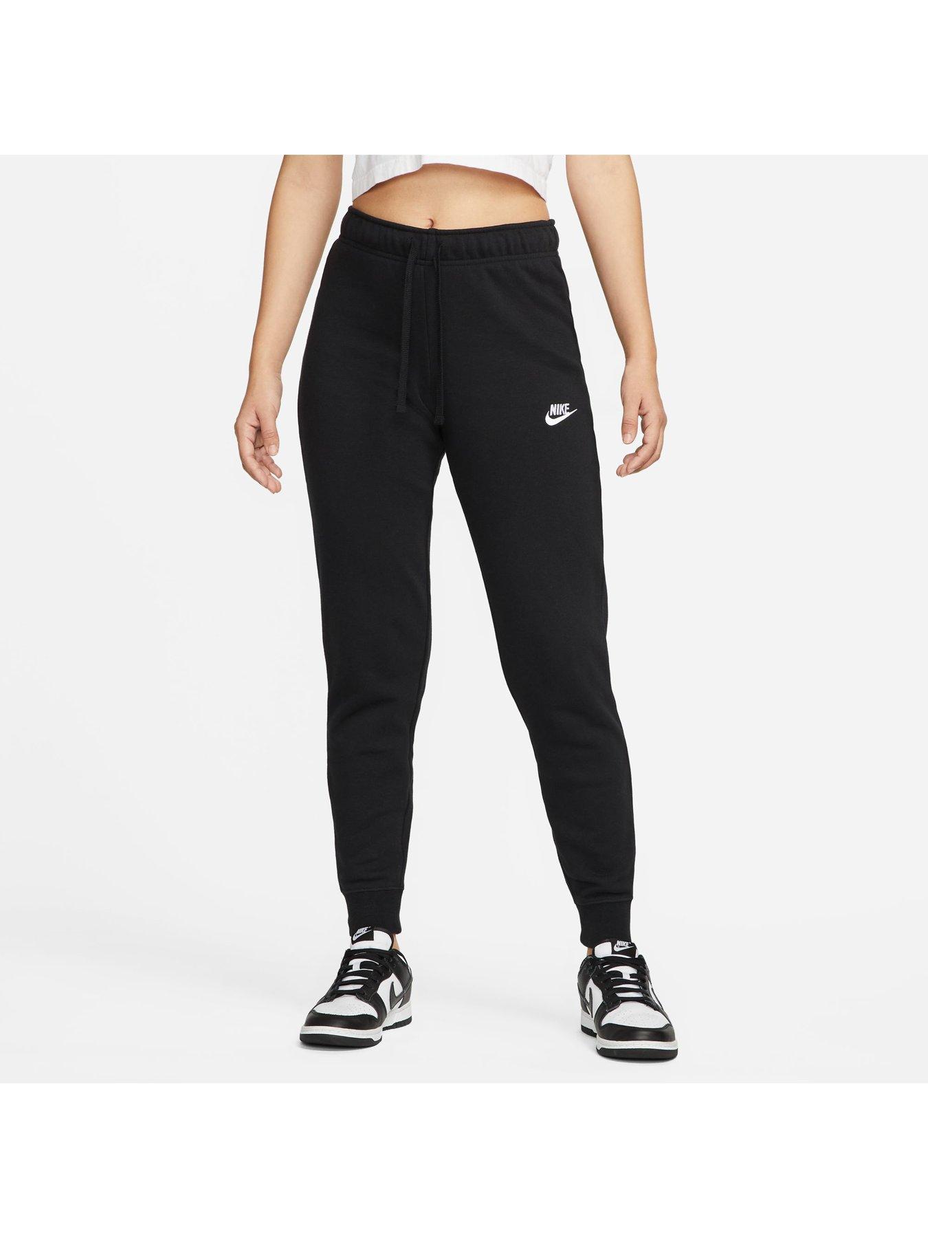 Nike Women's Sportswear Club Fleece Mid Rise Jogger Pants White Size X-Small  