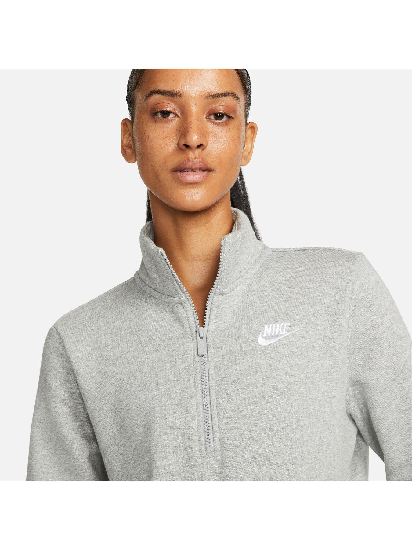 Grey quarter zip cheap women's