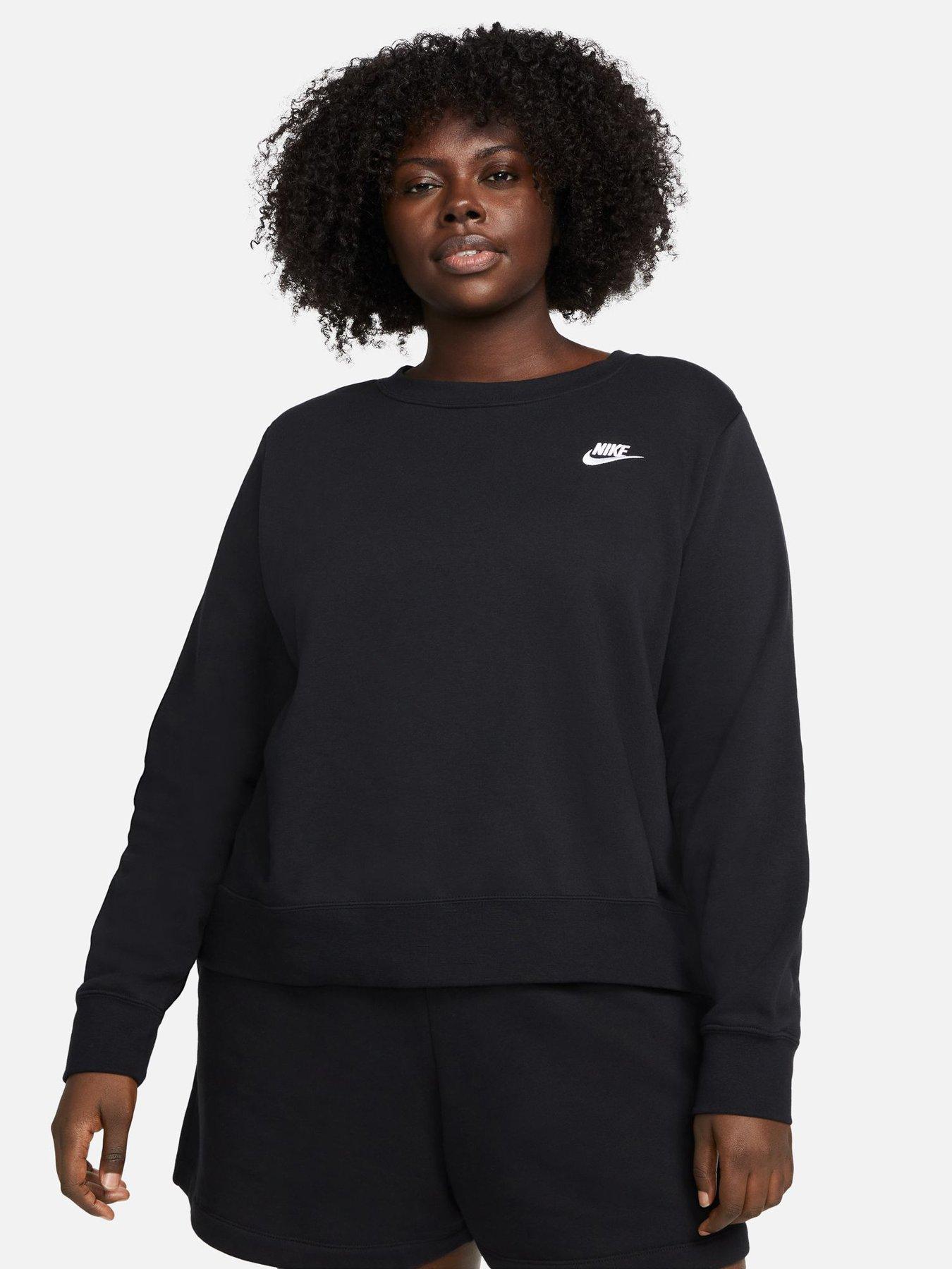 Essentials Women's Plus Size French Terry Fleece Crewneck Sweatshirt,  Black, 2X : : Clothing, Shoes & Accessories