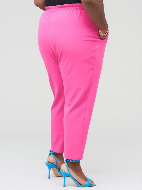 stillFront image of judi-love-phigh-waist-tailored-trousers-ndash-pinknbspp