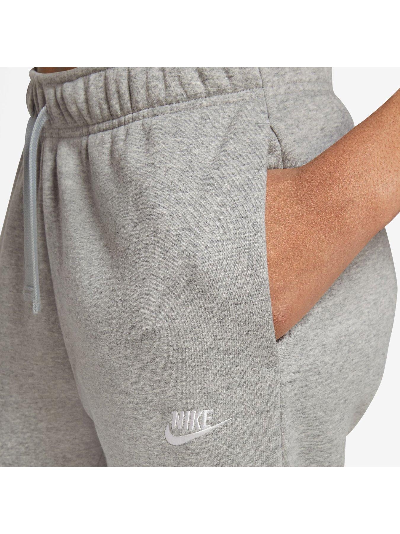Nike NSW Club Fleece Mid Rise Oversized Joggers - Cream