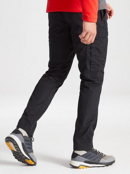 stillFront image of craghoppers-kiwi-slim-trousers-black