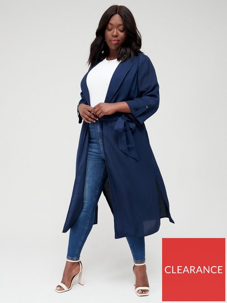 v-by-very-curve-longline-belted-duster-jacket-navy