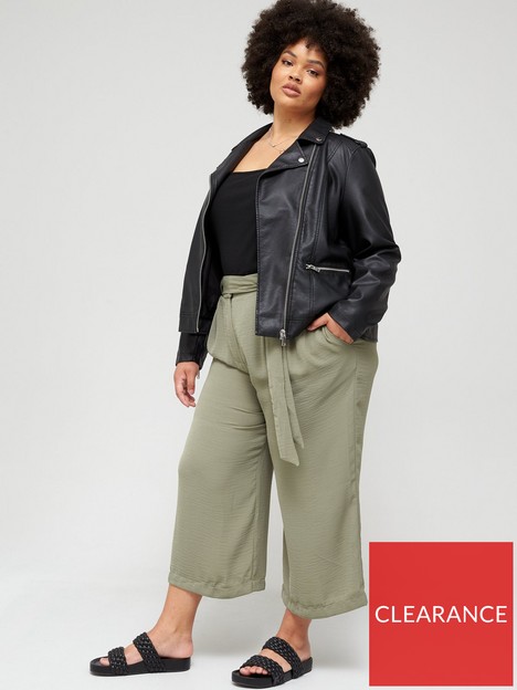 v-by-very-curve-belted-elasticated-waist-culottes-olive