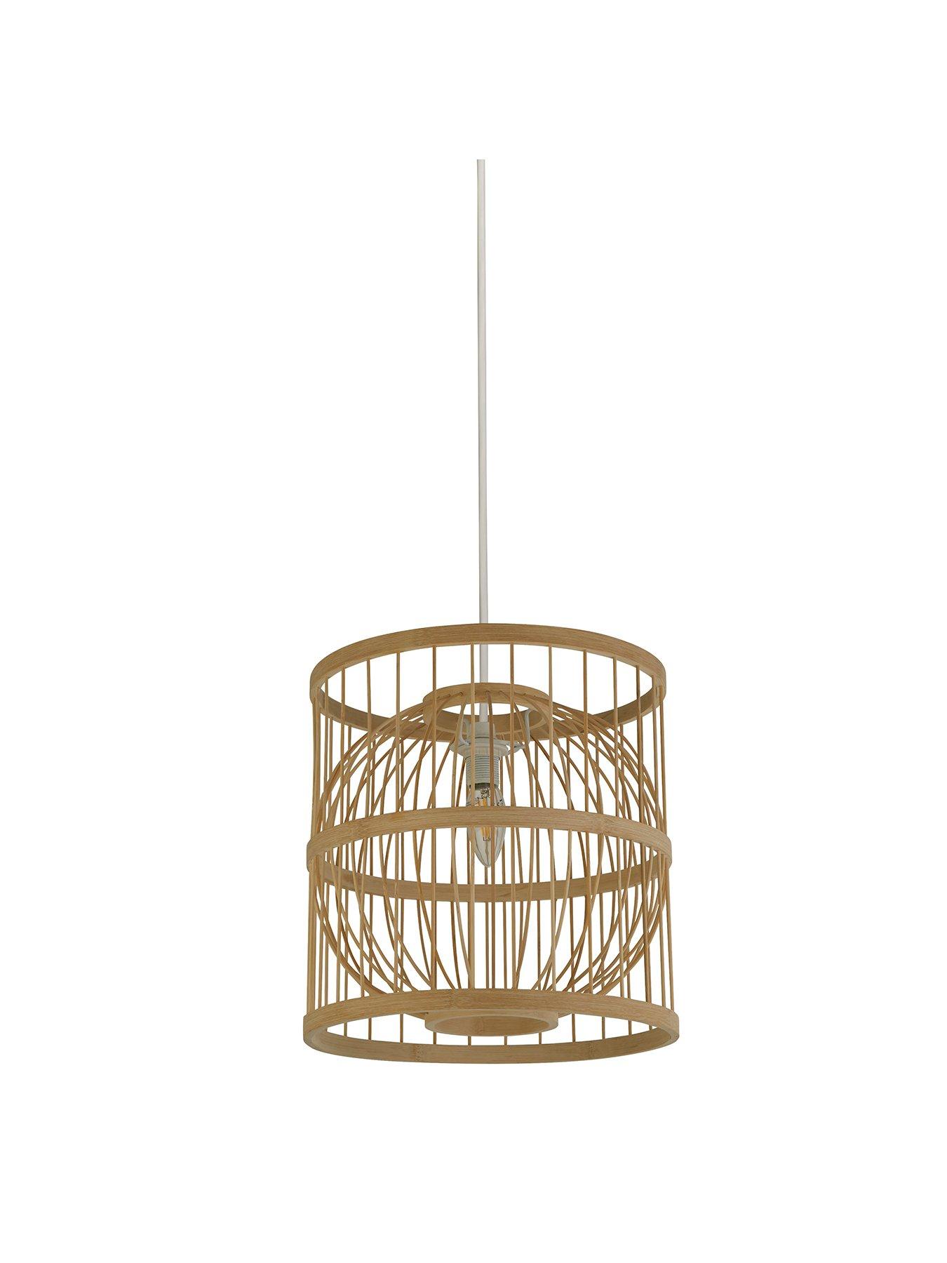 Large cage on sale light shade