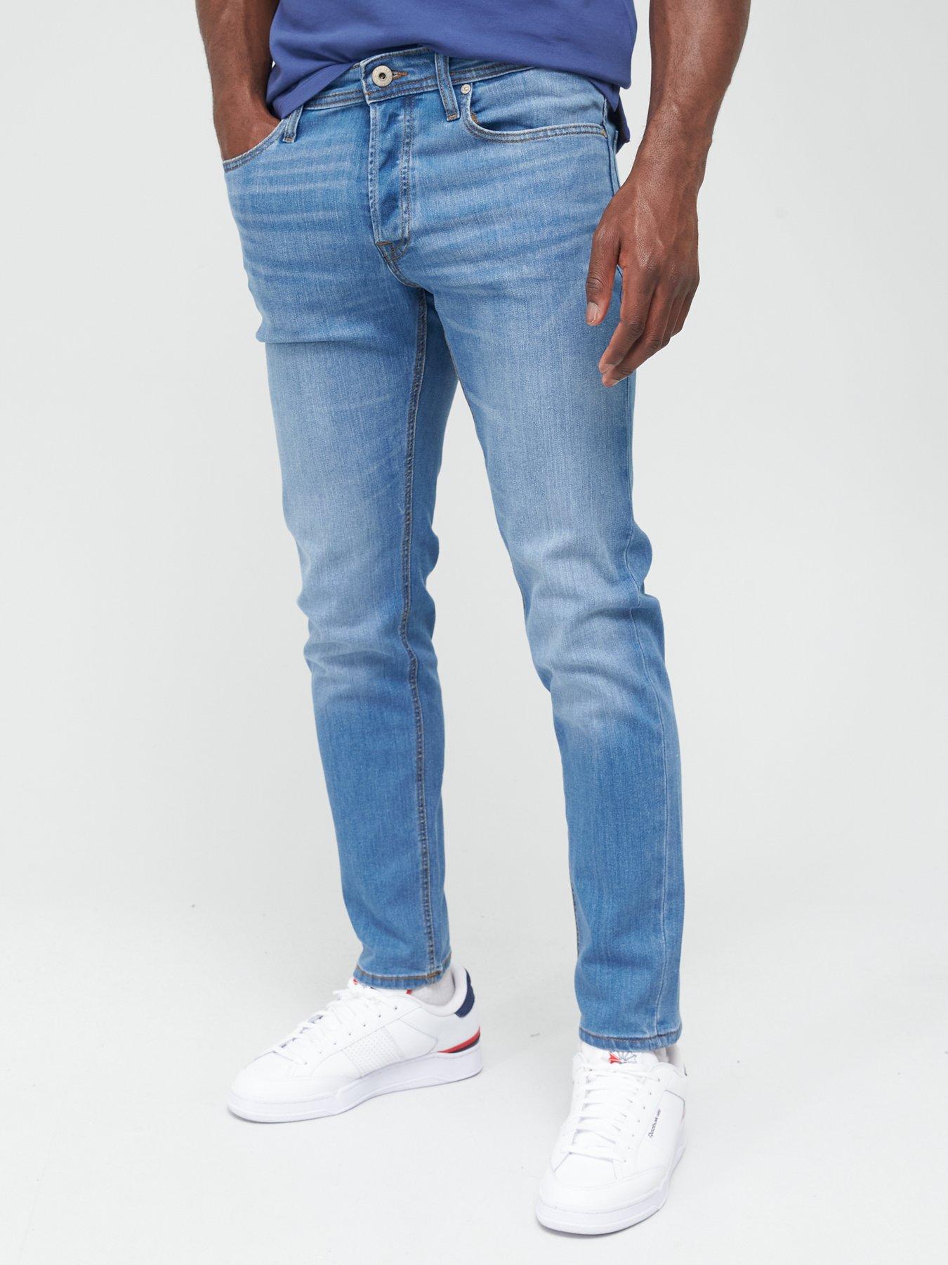 Blue 42                  EU Jack & Jones Jeggings & Skinny & Slim MEN FASHION Jeans Worn-in discount 57% 