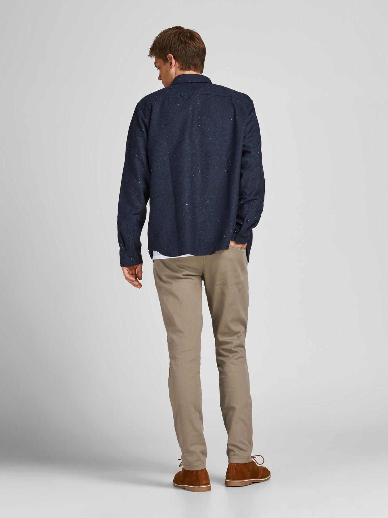 Image 2 of 3 of Jack & Jones Marco Slim Fit Chino Trousers - Beige