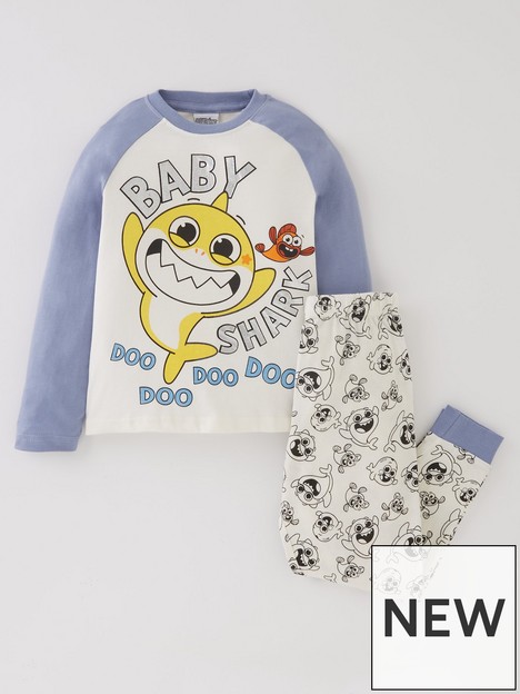 baby-shark-boys-baby-shark-raglan-pyjamas-grey