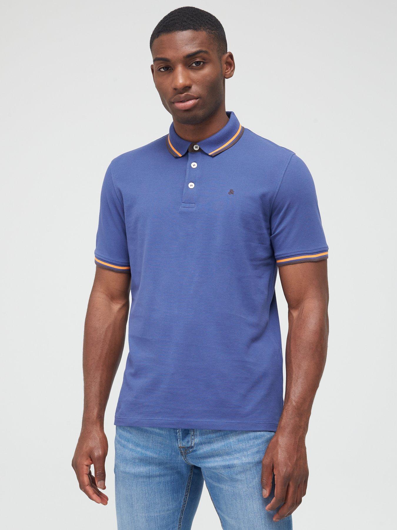 Polo short sale sleeve denim shirt