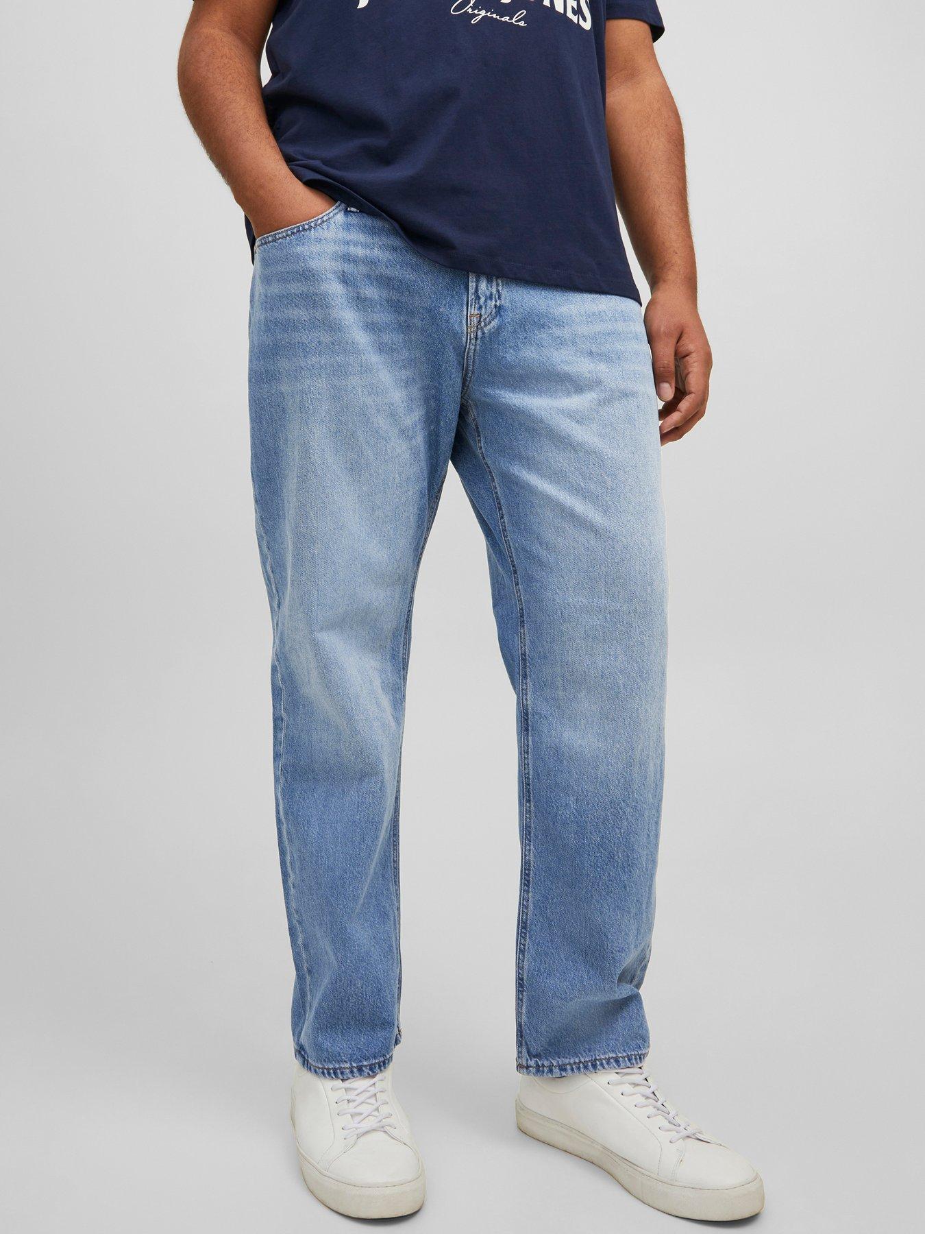 Plus Mike Regular Tapered Fit Jeans Light Wash