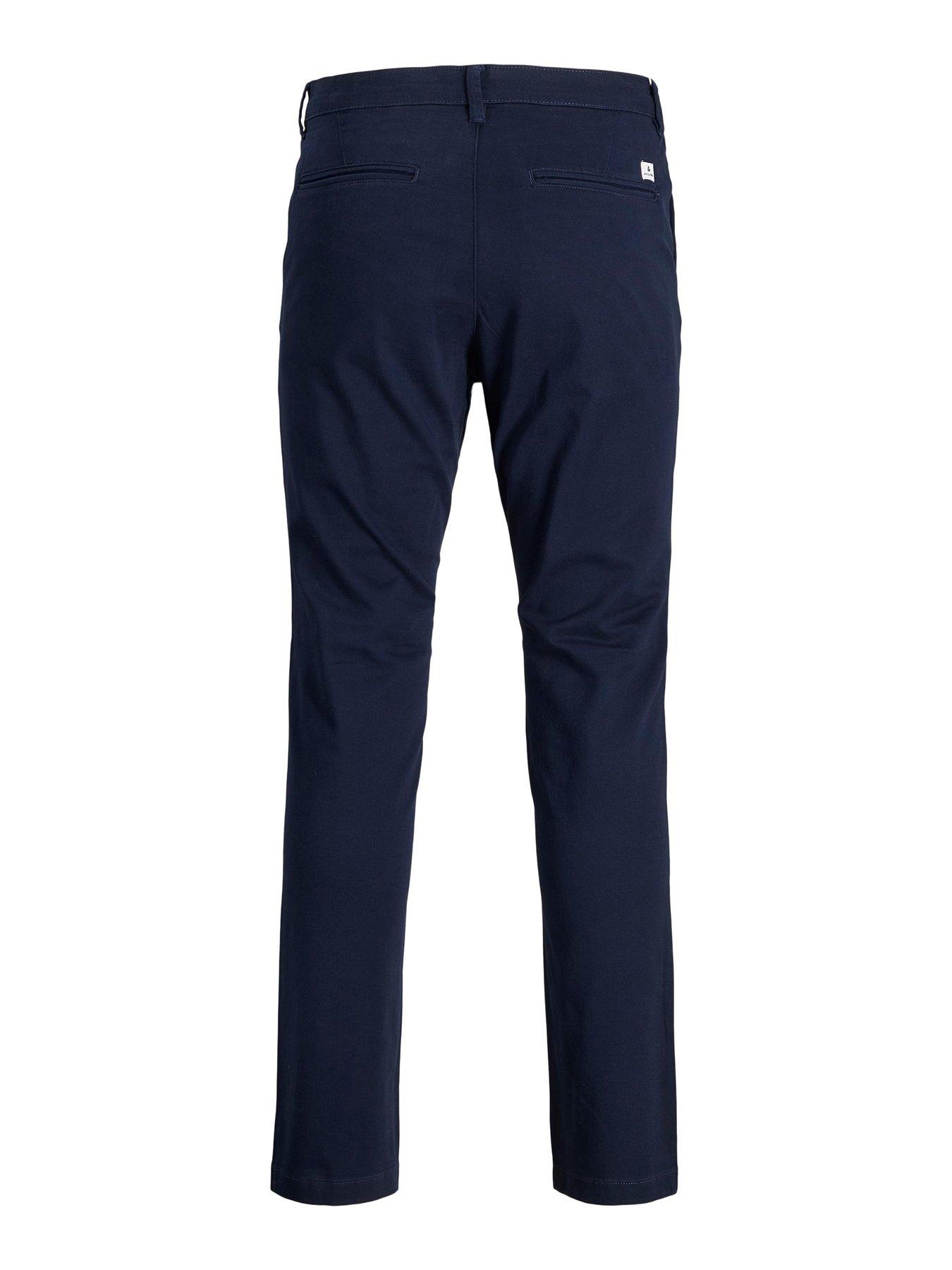 Image 5 of 5 of Jack & Jones Marco Slim Fit Chino Trousers - Navy