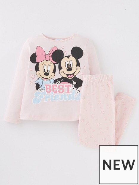 minnie-mouse-girls-disney-minnie-mouse-best-friends-long-sleeve-pyjamas-pink