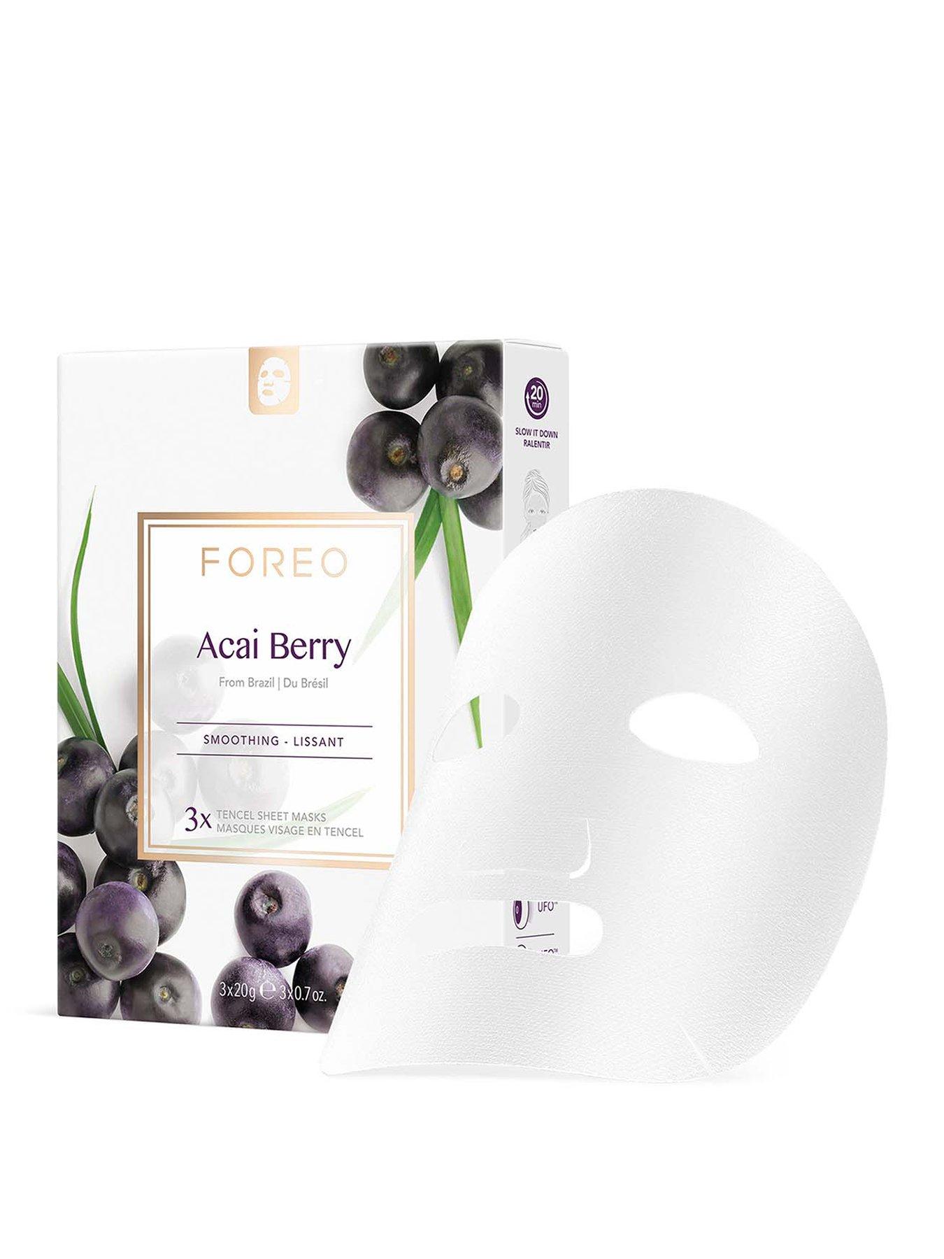 FOREO Farm To Face Sheet Mask Acai Berry ×3 very.co.uk