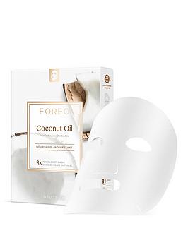 foreo ufo mask farm to face coconut oil (pack of 3)