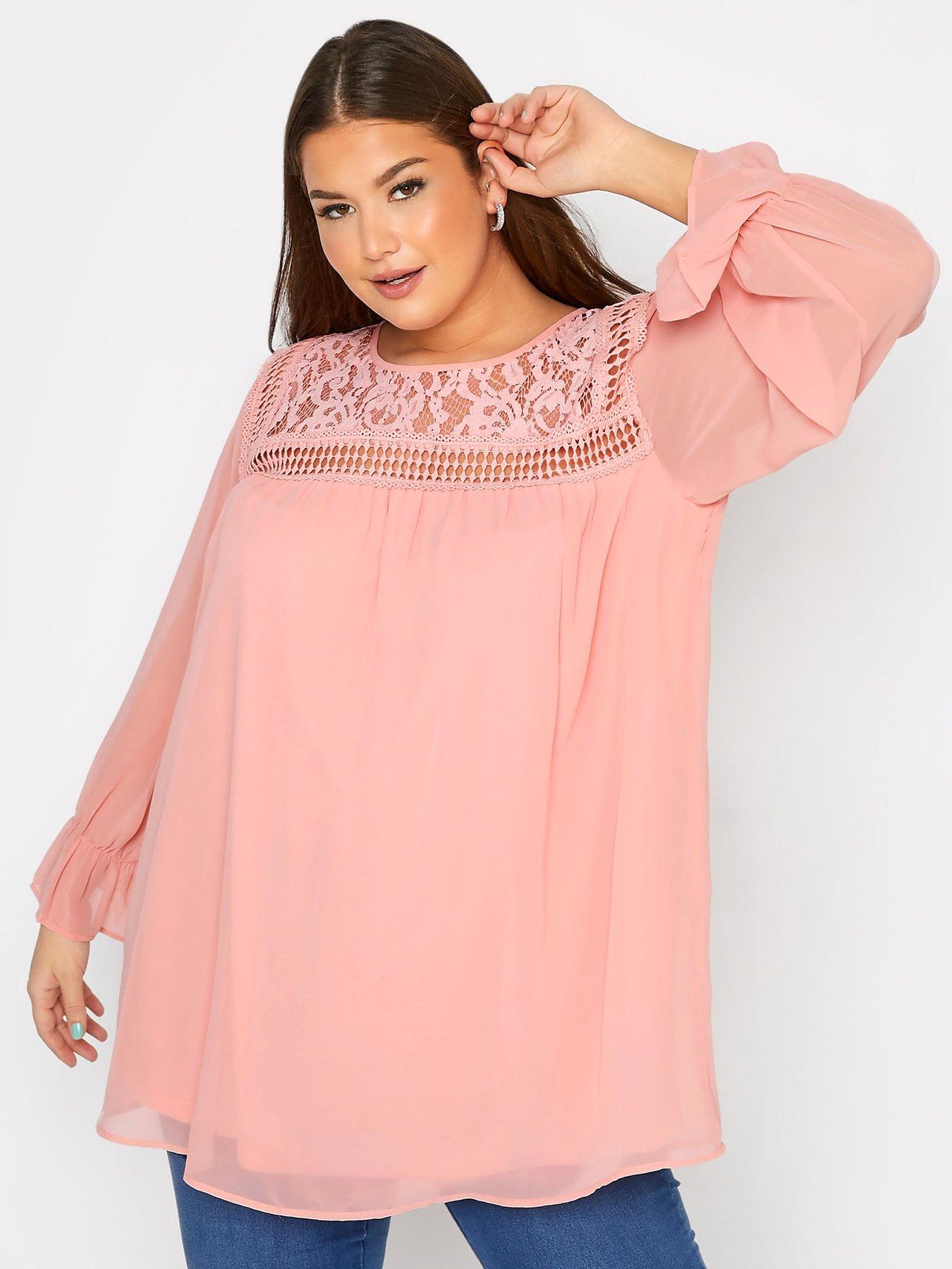 Blouses & shirts Yours London Lace Blouse - Pink