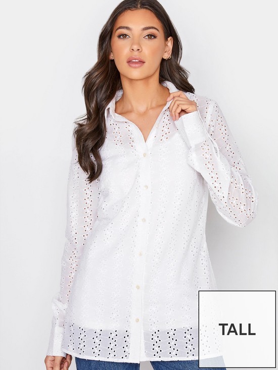 front image of long-tall-sally-broiderie-shirt--nbspwhitenbsp
