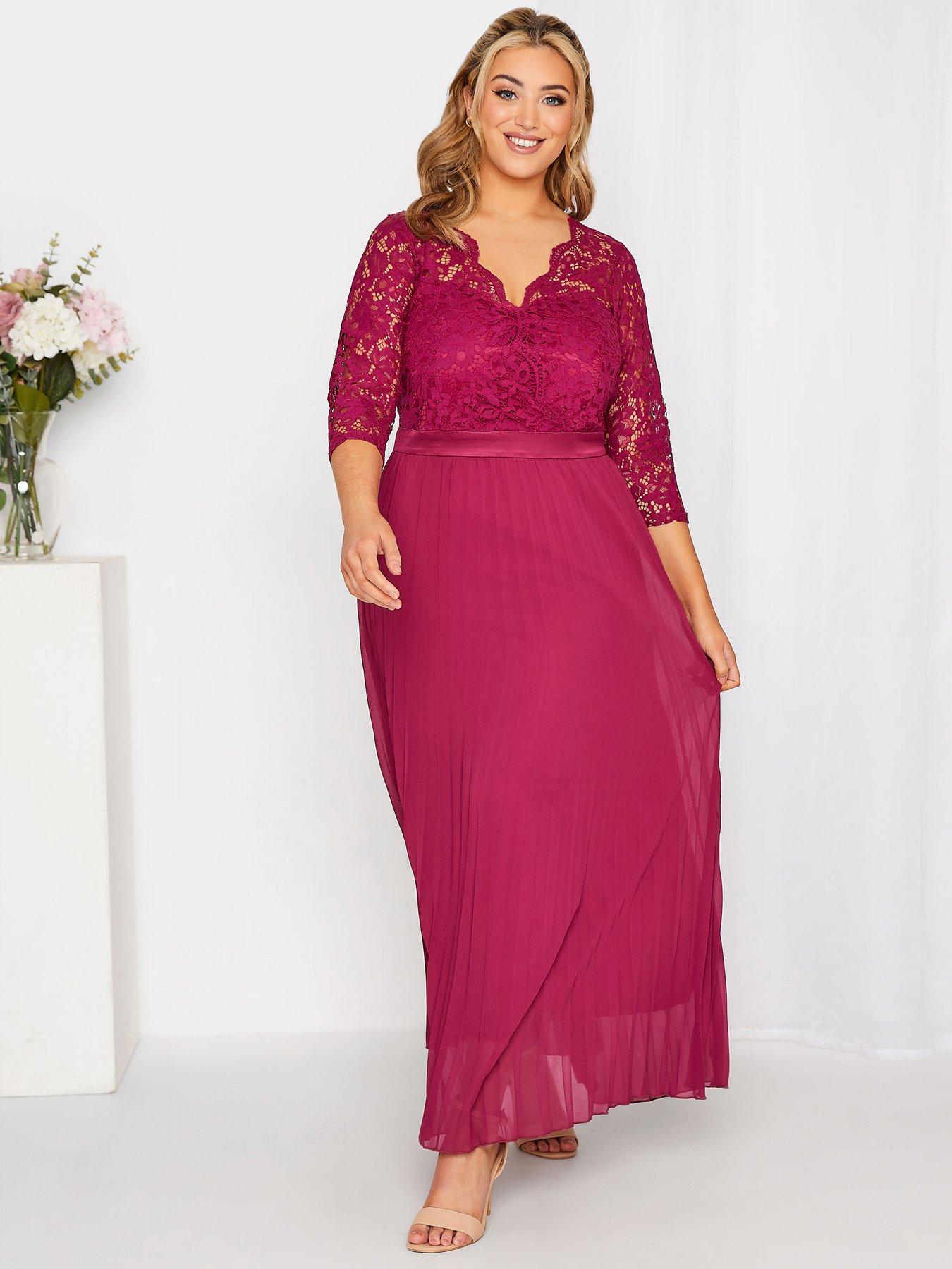 Long sleeve lace shop dress plus size