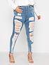 image of yours-grace-frayed-and-ripped-jegging-blue