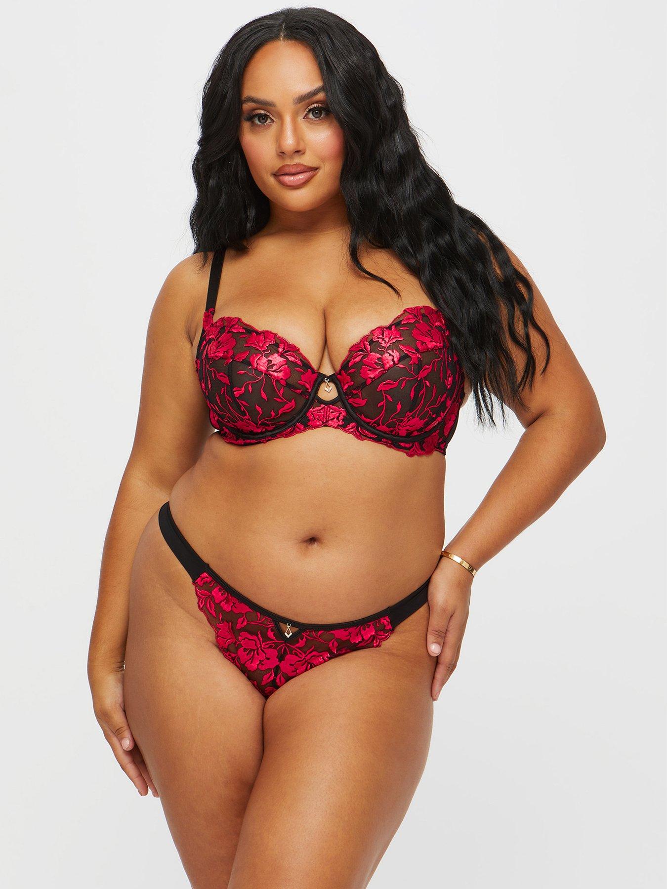 Ann Summers Bras Sexy Lace Planet Padded Plunge - Light Orange