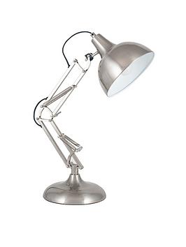 Alonzo Task Table Lamp - Chrome