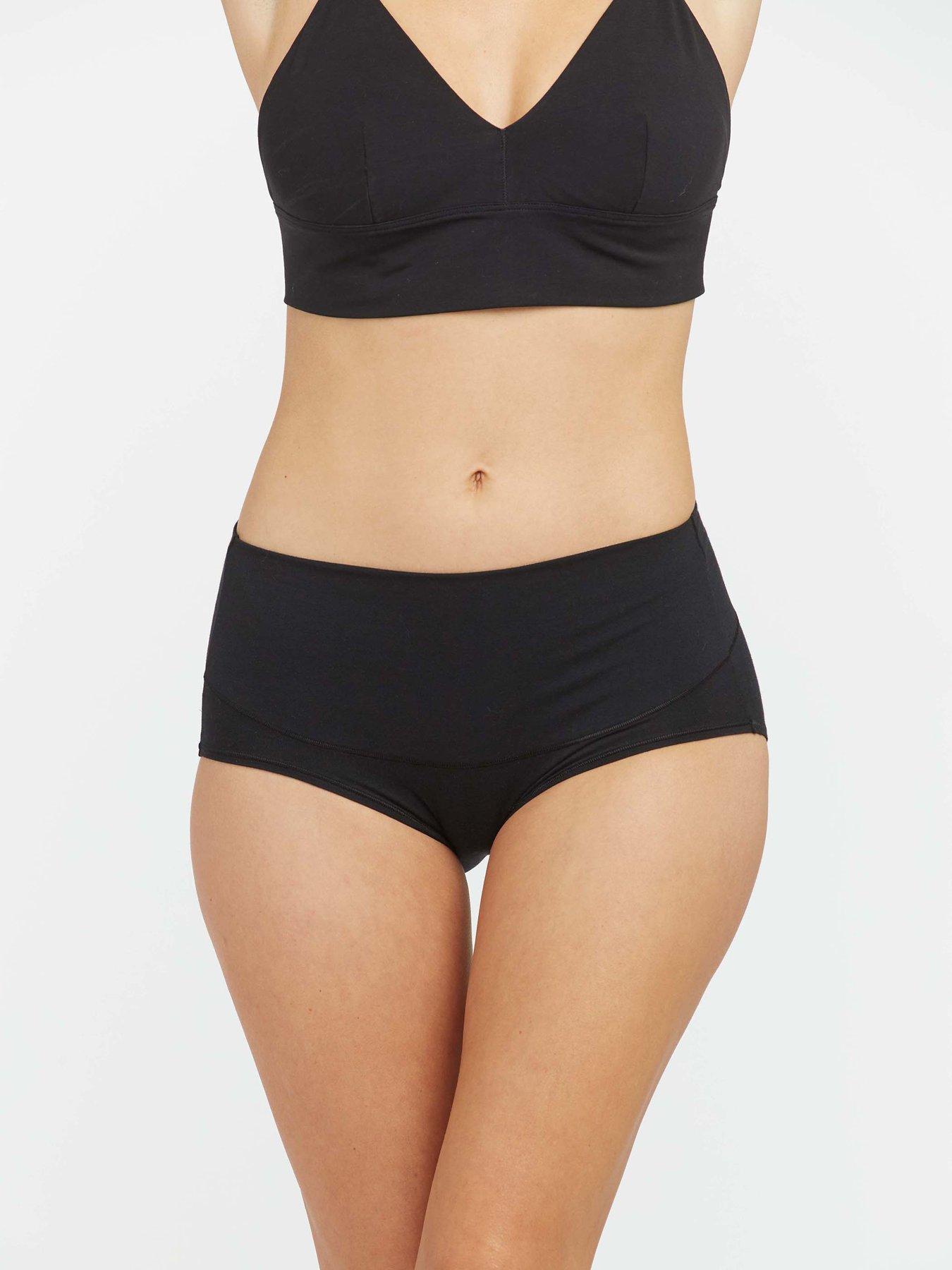 SPANX Black Undie-tectable Hi-waist Shapewear Panty Size Large 1031 NWT