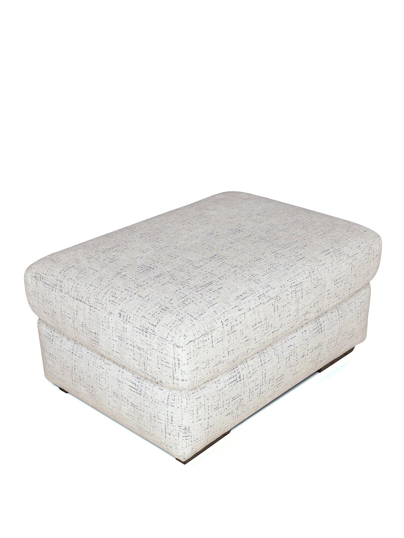 Image 2 of 5 of Michelle Keegan Home Amy Fabric Large Footstool&nbsp;- FSC&reg; Certified