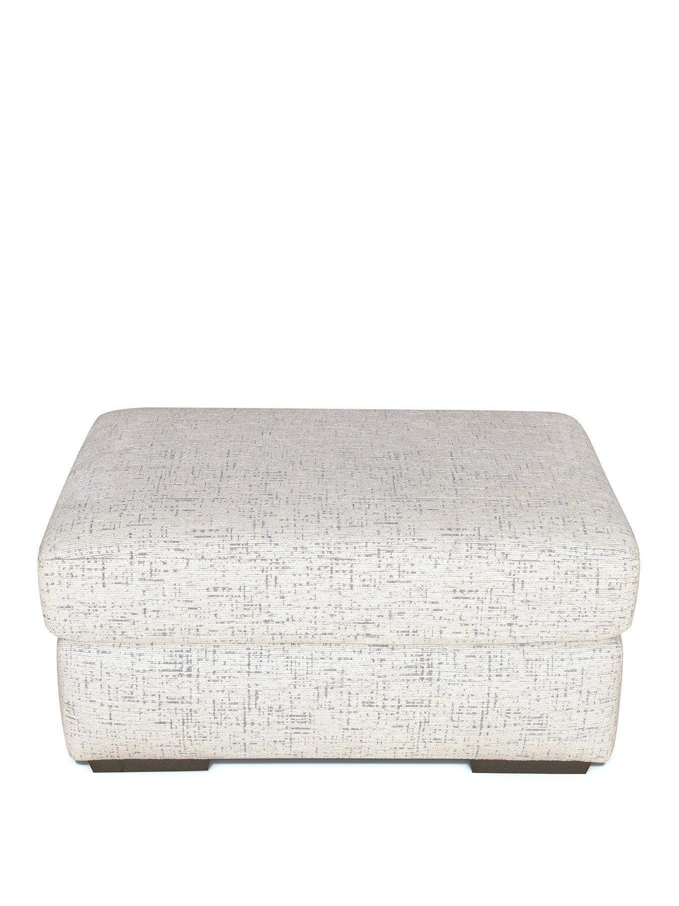 Image 3 of 5 of Michelle Keegan Home Amy Fabric Large Footstool&nbsp;- FSC&reg; Certified