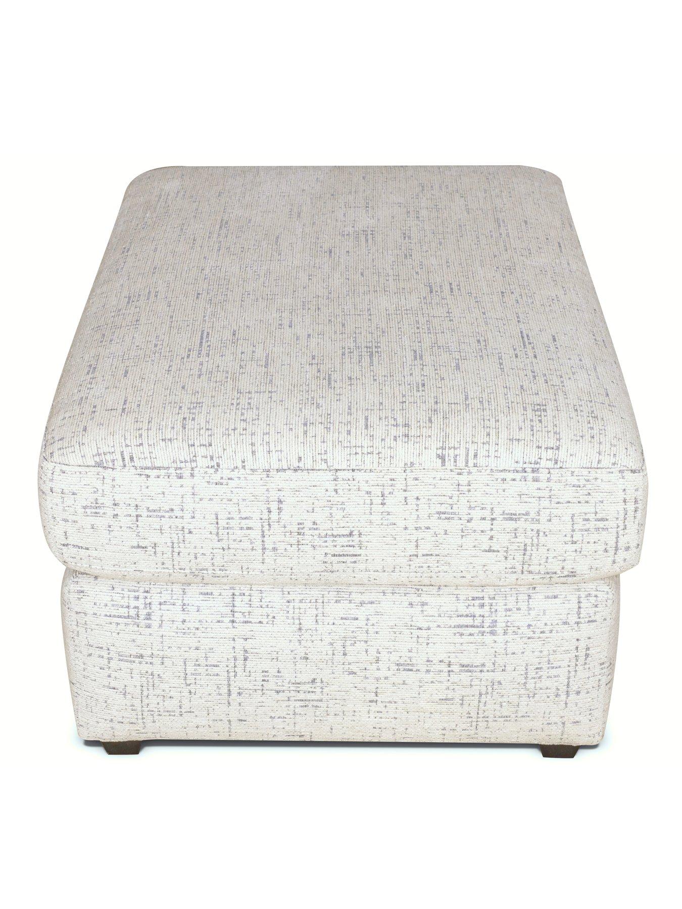 Image 4 of 5 of Michelle Keegan Home Amy Fabric Large Footstool&nbsp;- FSC&reg; Certified