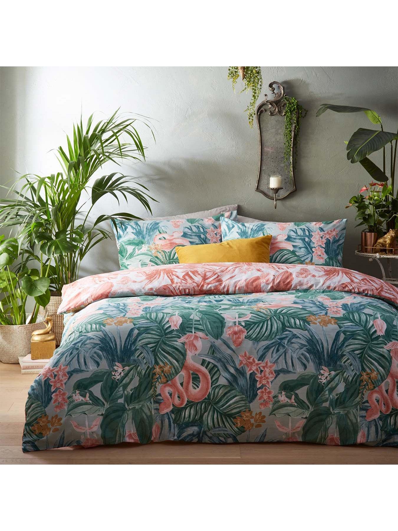 Product photograph of Furn Medinilla Duvet Cover Set - Blush from very.co.uk
