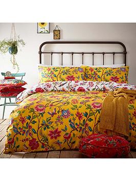 Product photograph of Furn Pomelo Duvet Set - Sb - Yellow from very.co.uk