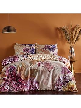 Product photograph of Paoletti Saffa 100 Cotton Duvet Cover Set from very.co.uk