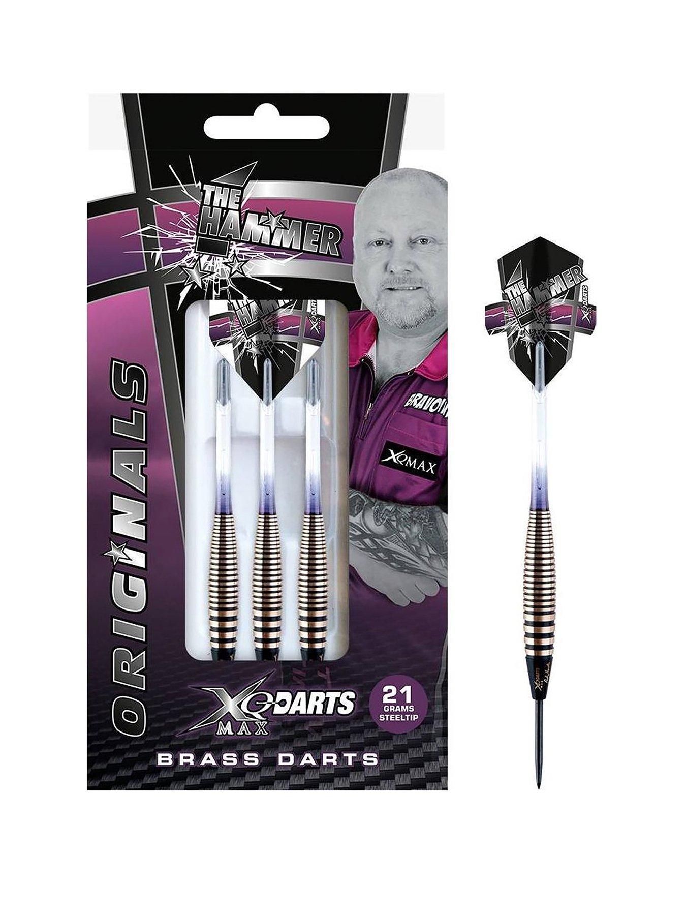 Image 1 of 6 of XQ Max Andy Hamilton Original 21g Steel Tip Brass Darts Set