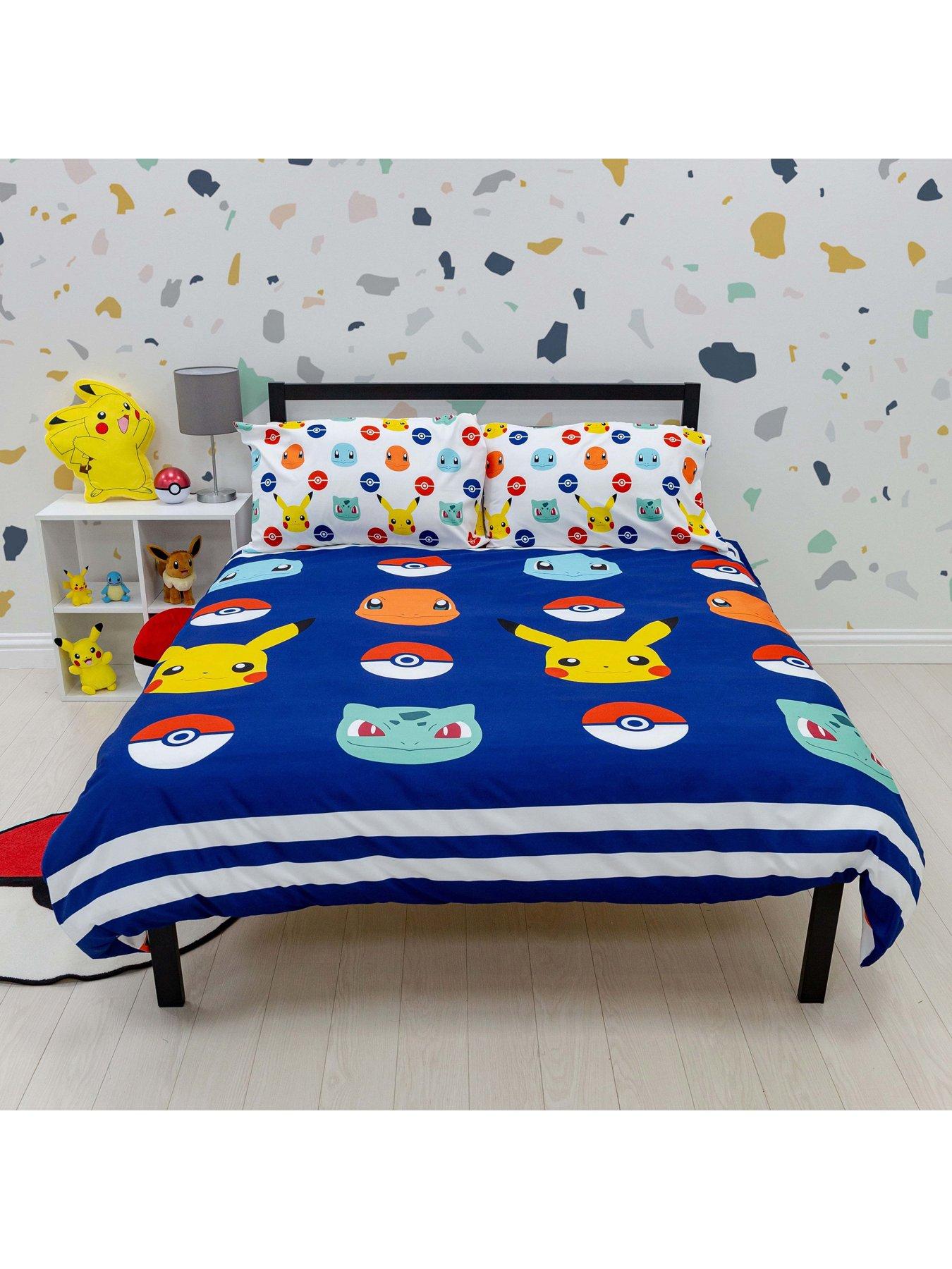 Pokemon Badges Double Duvet Cover Set Multi Very