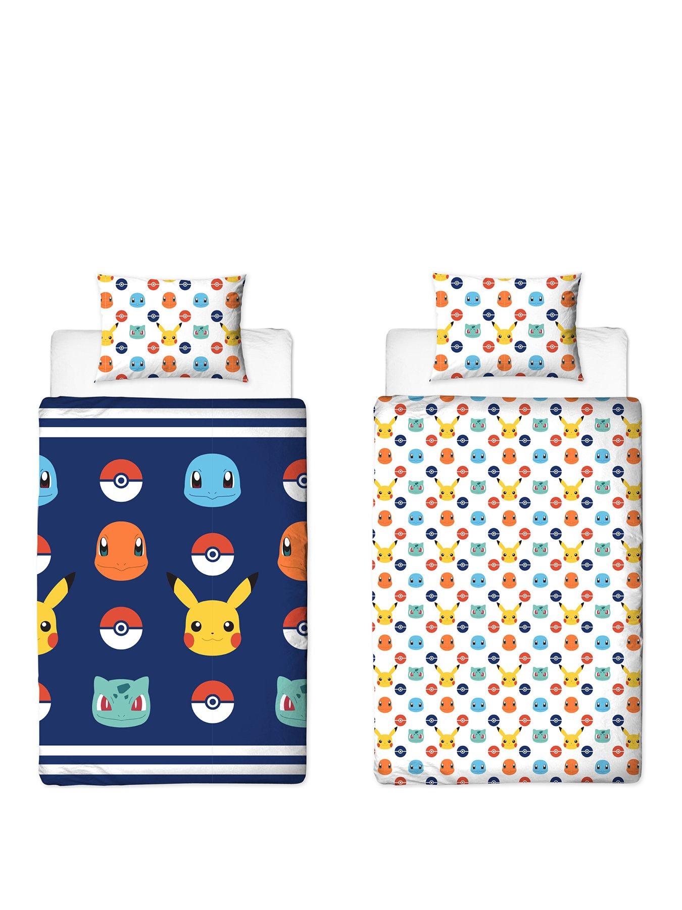 Image 2 of 4 of Pokemon Badges Double Duvet Cover Set - Multi