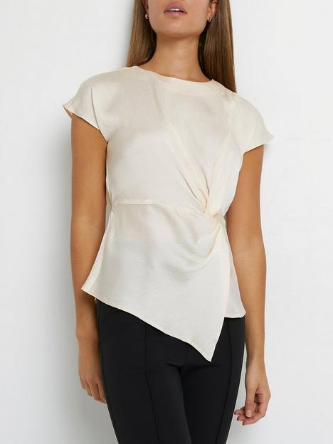 river-island-twist-front-top-white