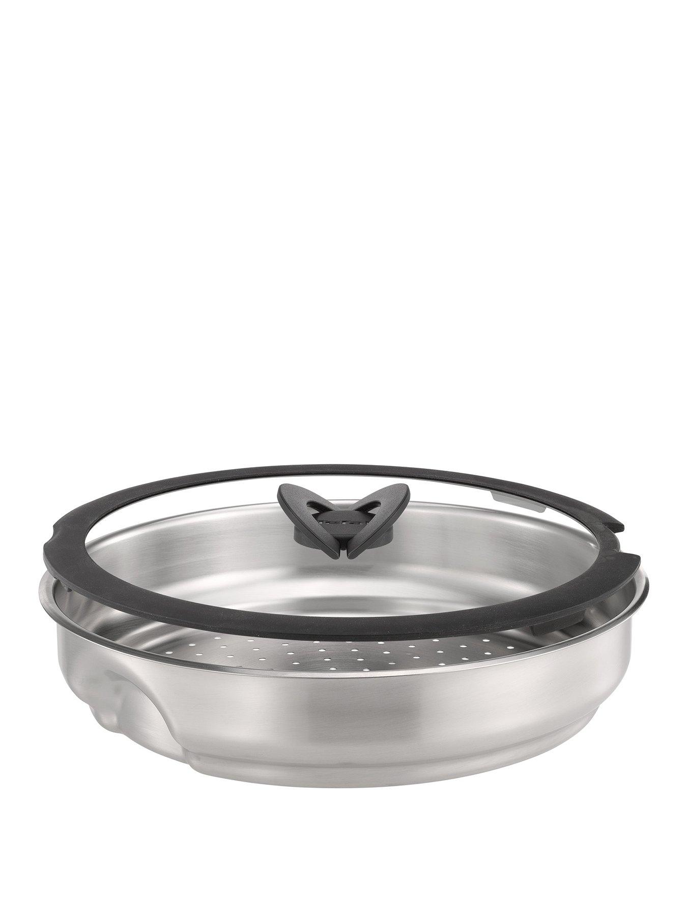 Image 1 of 3 of Tefal Ingenio Stainless Steel 24cm Saucepan Steamer