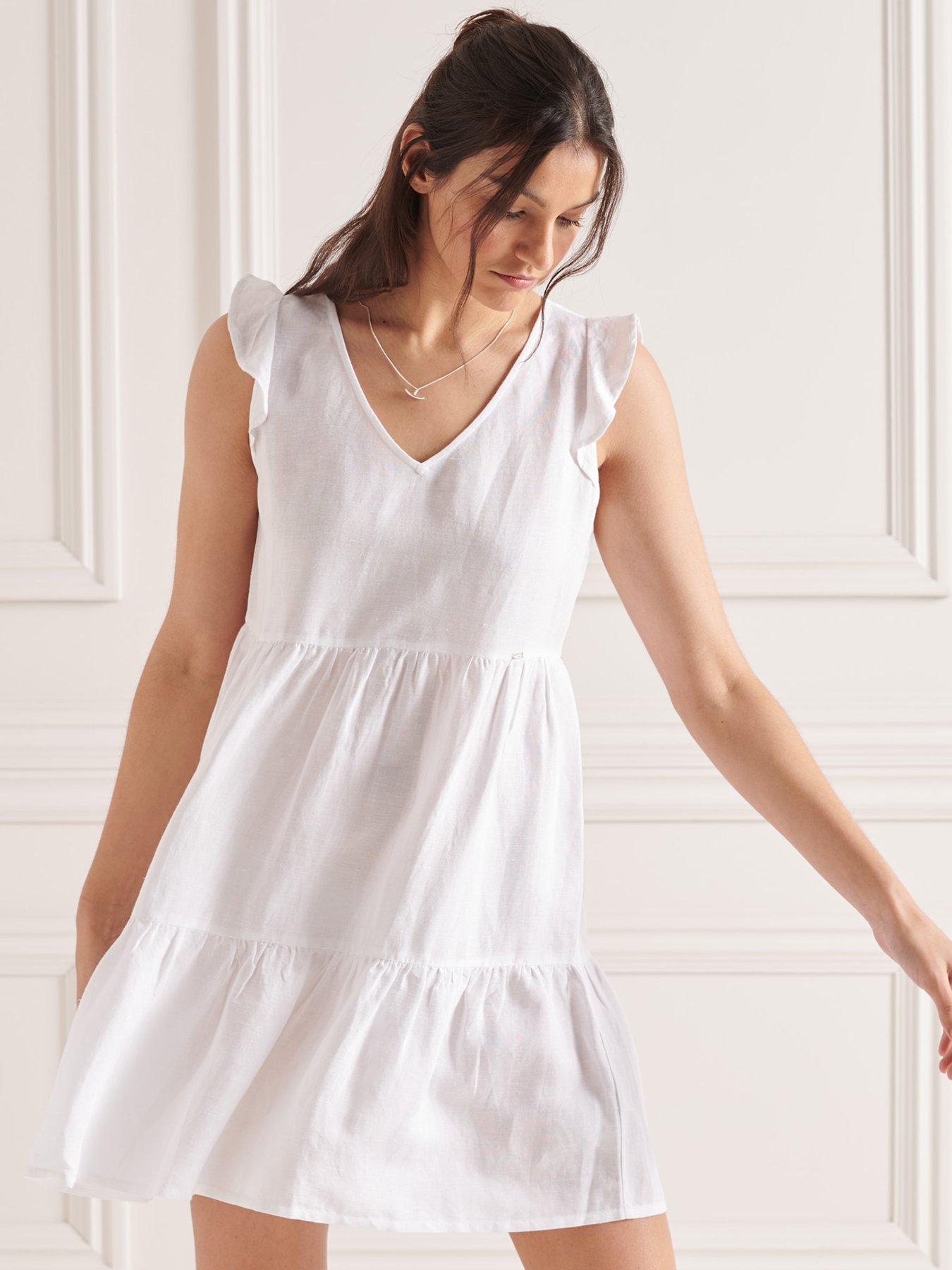 Superdry shop white dress