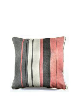 Product photograph of Curtina Whitworth Stripe Filled Cushion from very.co.uk