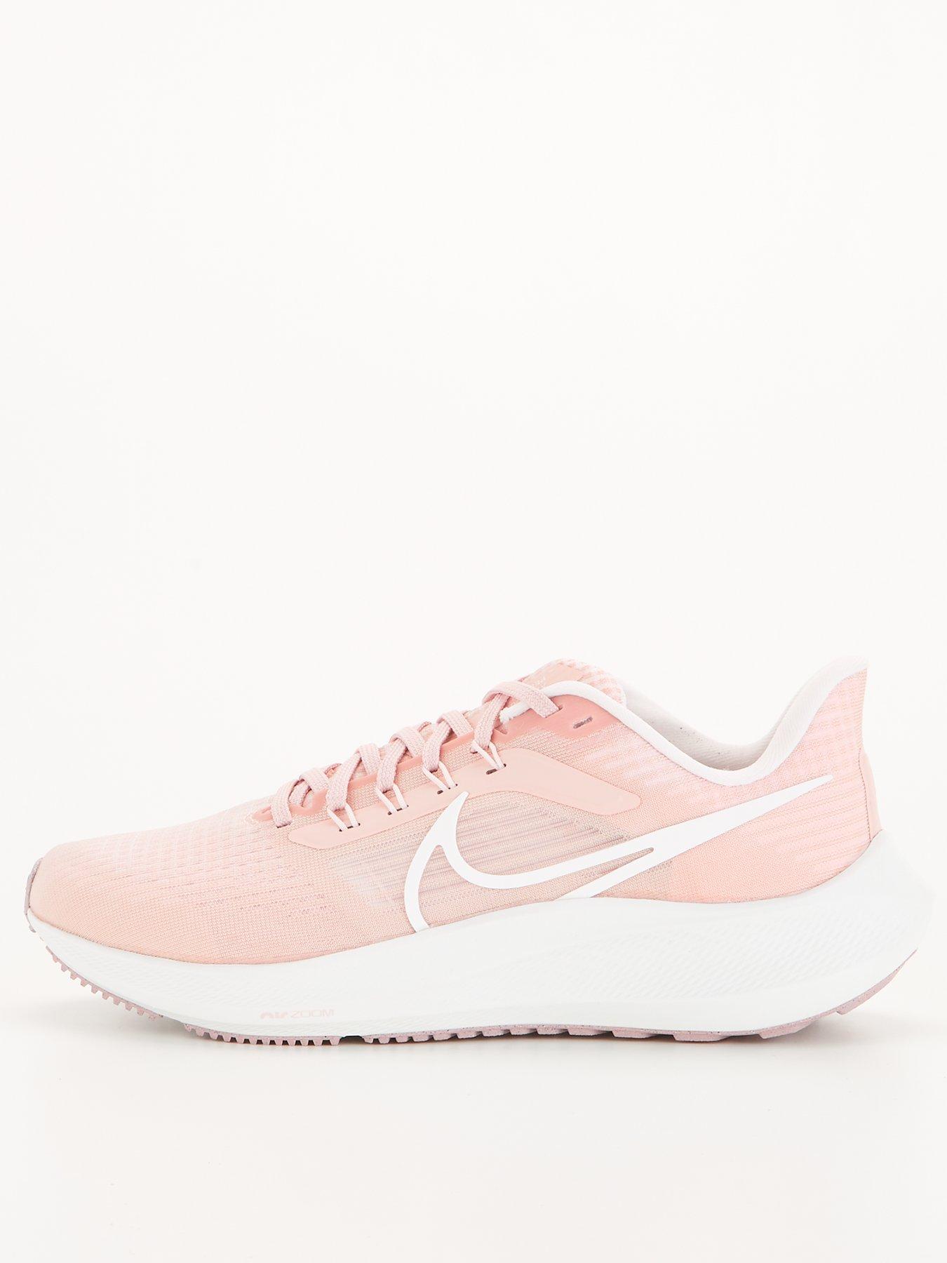 Light pink hotsell and white nikes