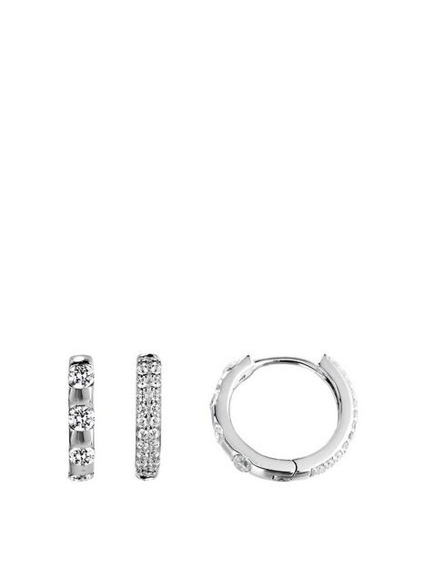 the-love-silver-collection-sterling-silver-cubic-zirconia-double-sided-15mm-huggie-hoop-earrings