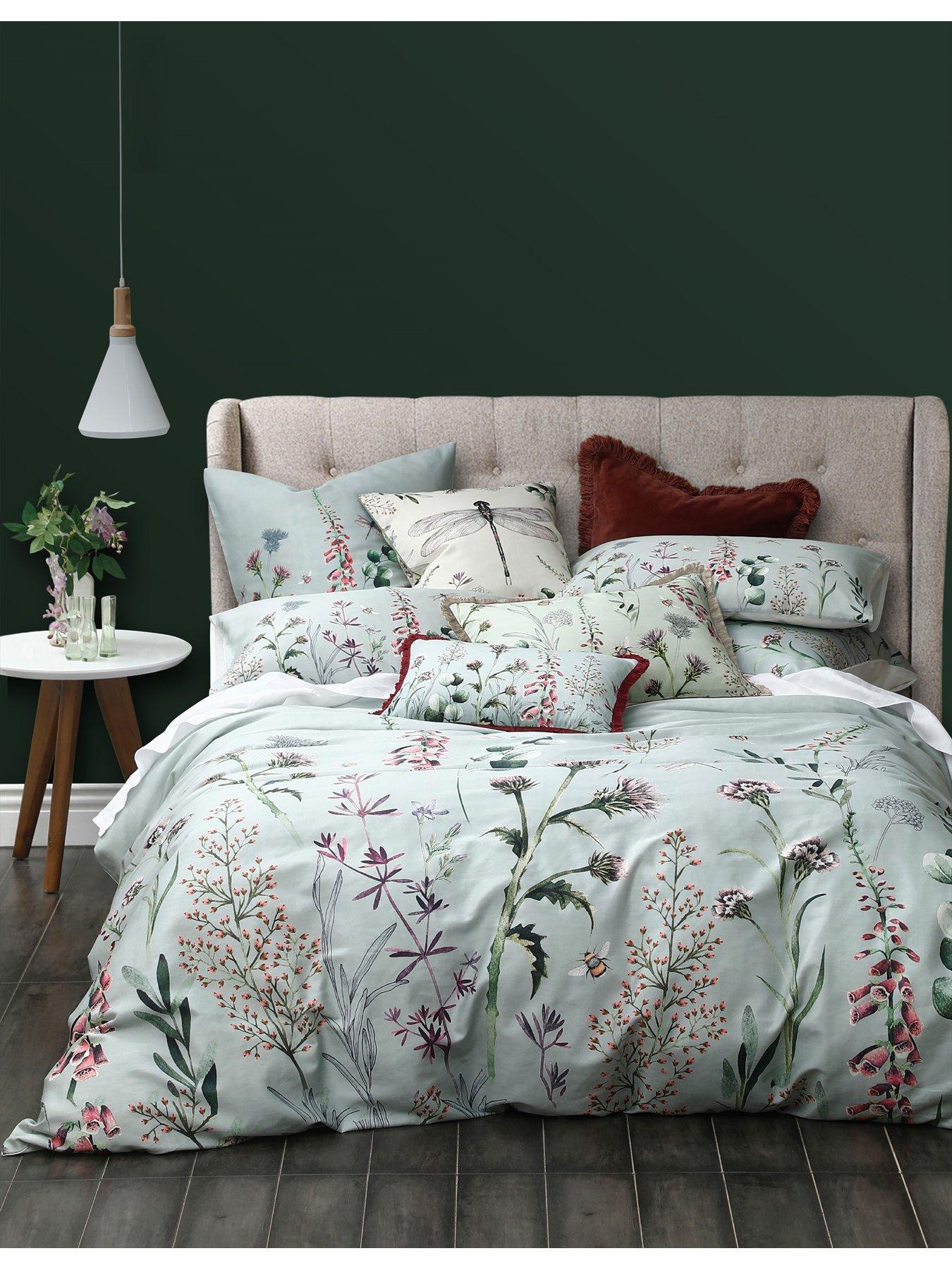 MM Linen Lisette 100 Cotton 220 Thread Count Duvet Cover Set very.co.uk