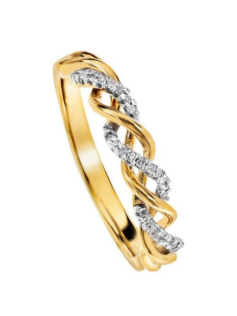 love-diamond-9ct-yellow-gold-diamond-entwined-eternity-ring