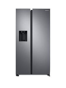 samsung series 7 rs68a8820s9/eu american style fridge freezer with spacemax™ technology - f rated - matte stainless
