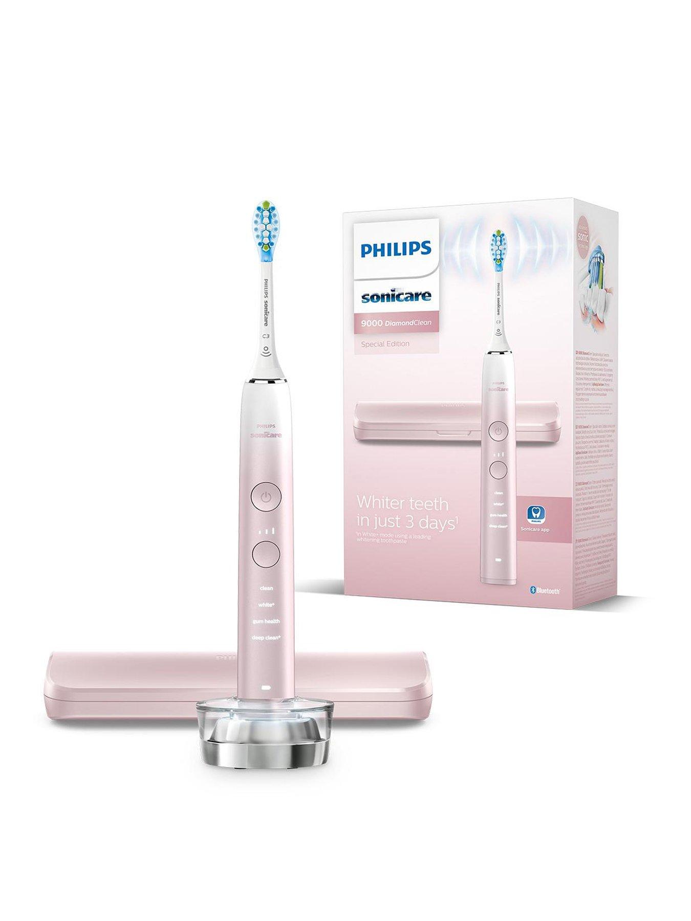 Philips Sonicare Diamondclean 9000 Electric Toothbrush Hx9911/84 - Pink  White