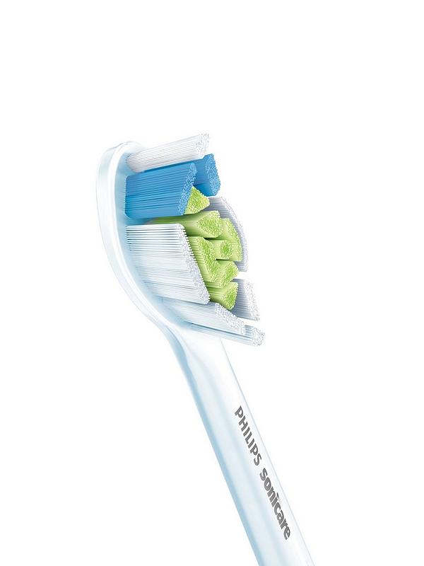 Image 3 of 5 of Philips Sonicare Optimal W2&nbsp;White Replacement Brush Heads, Pack of 4&nbsp;HX6064/10