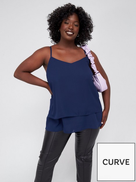 v-by-very-curve-double-layer-cami-blue