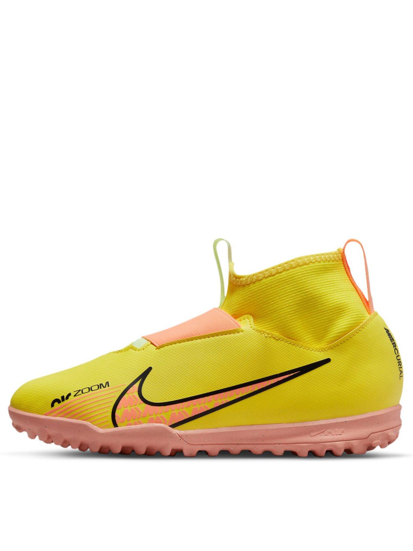 Nike Junior Superfly 8 Academy Astro Turf Football Boots - Yellow | very.co.uk