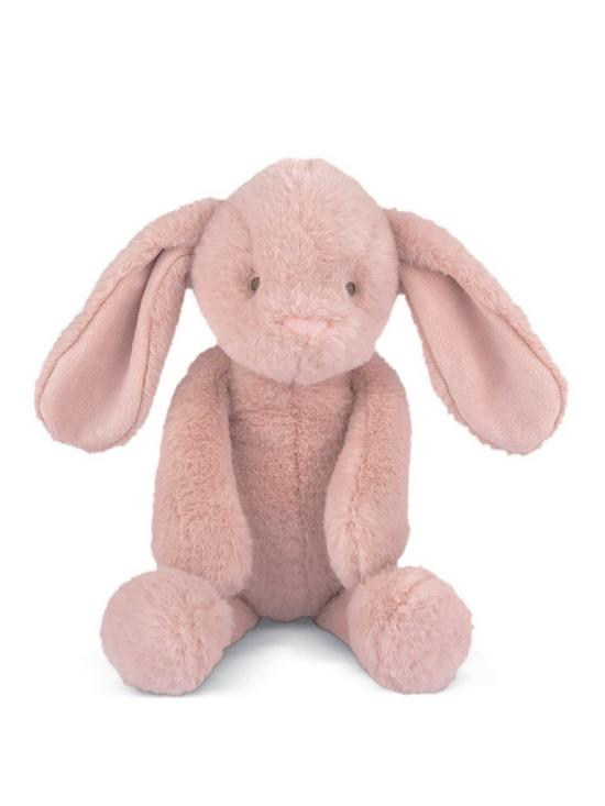 front image of mamas-papas-soft-toy-pink-medium-bunny
