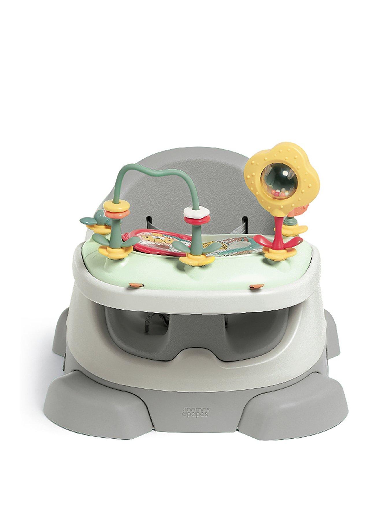 Image 1 of 6 of Mamas & Papas Baby Bug and Activity Tray- Pebble Grey